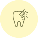 Частицы гидроксиапатита кальция проникают в мельчайшие трещины эмали и запечатывать дентинные канальцы, формируя на его поверхности минеральный слой, позволяющий защитить зуб от воздействия раздражителей и кислот